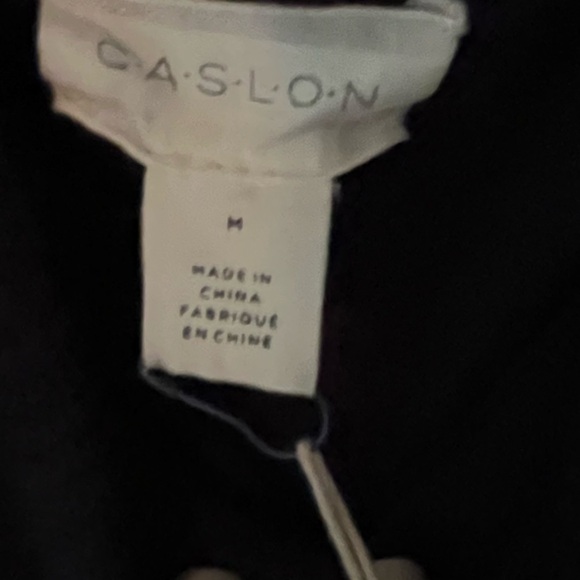 CASLON TURTLENECK TUNIC SWEATER IN NAVY EVENING - Picture 6 of 9